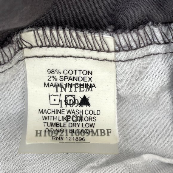 Title Nine Skirt Size 8 Y2K Embroidered Pocket Cargo Mini Gray Outdoor Hiking - Picture 5 of 5